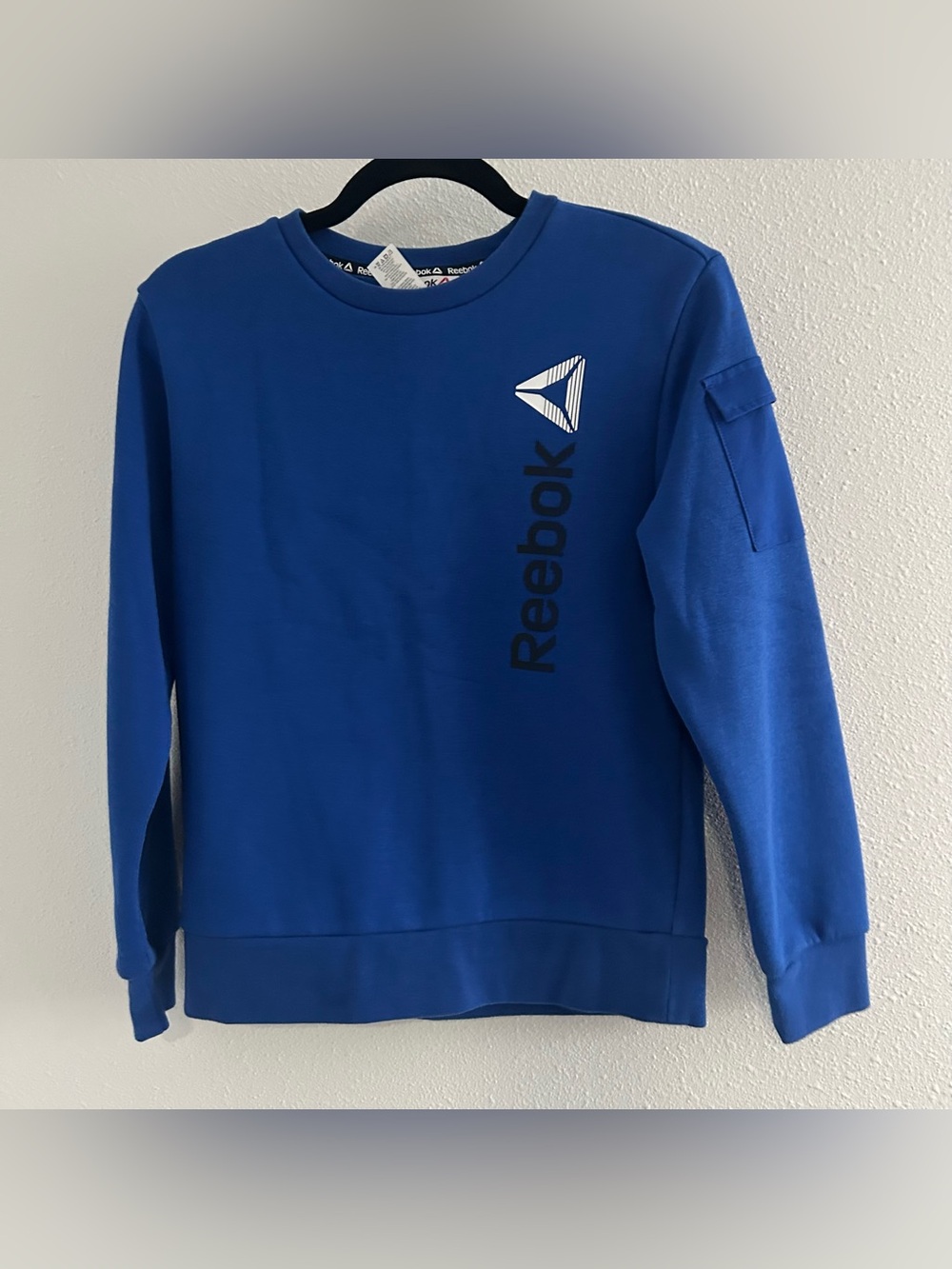 Reebok Royal Blue Logo Crewneck Sweatshirt